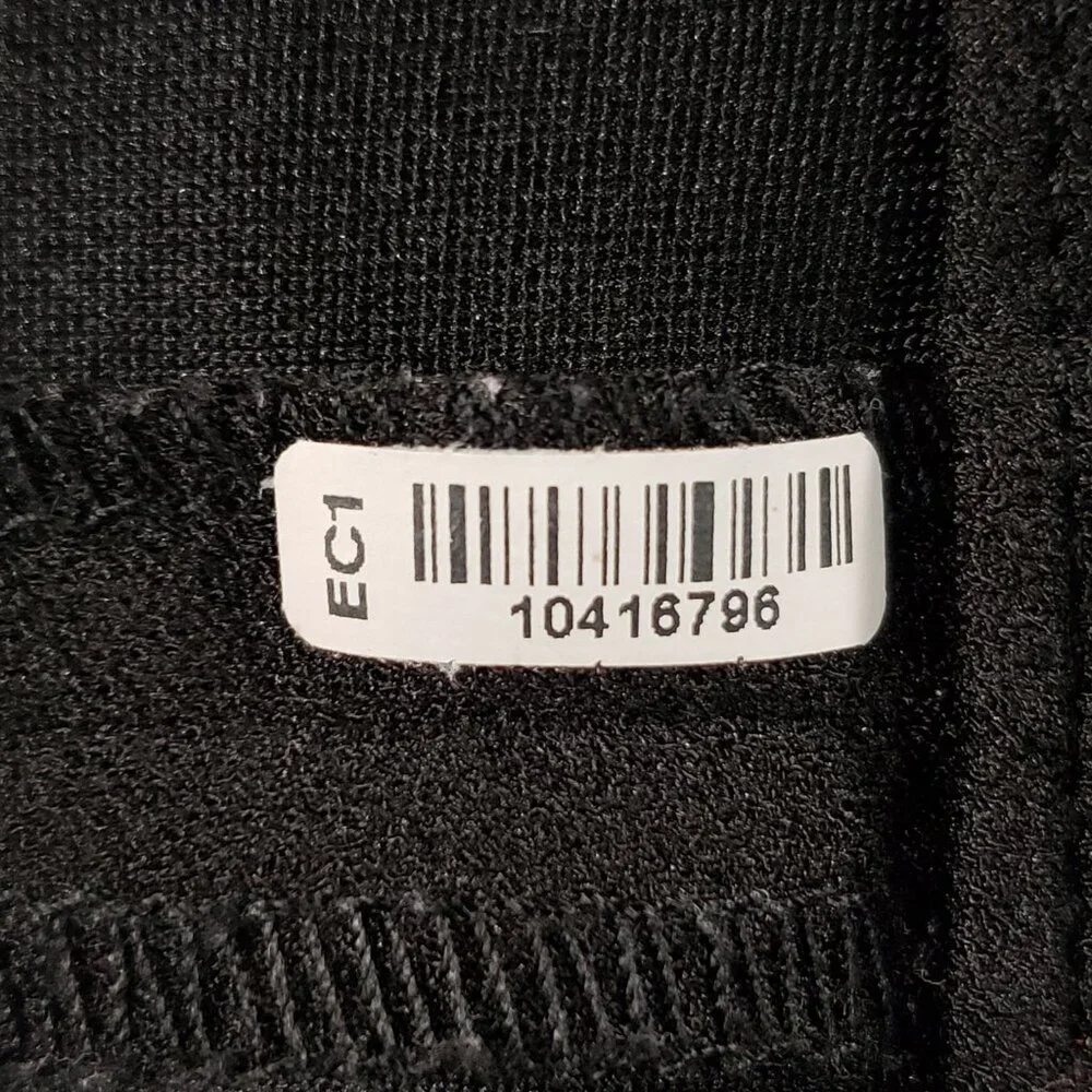 Calvin Klein Women’s Black Puff Sleeve Shirt Dress Size 12 - Picture 9 of 12